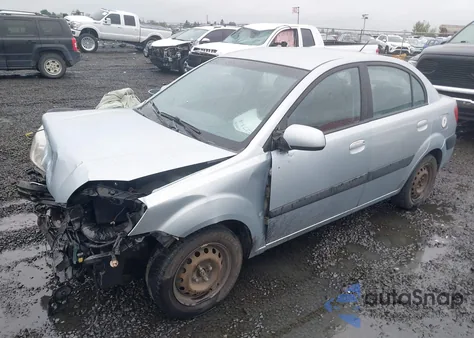 2007 Kia Rio Lx z USA, uszkodzony, nr VIN KNADE123X76268946
